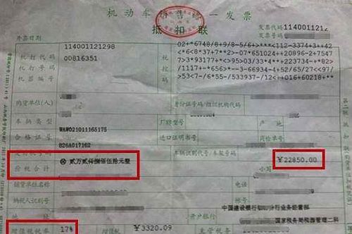 汽车购置税征收标准多少