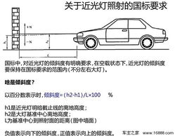 汽车调近光灯高度多少 汽车调近光灯高度多少