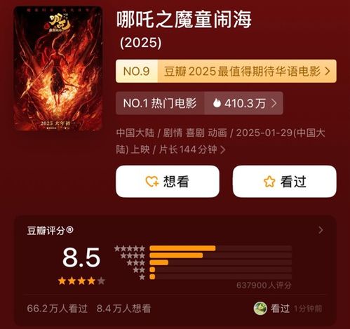 《哪吒2》票房单日冠军易主 《哪吒2》票房单日冠军易主