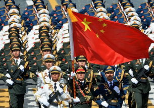 普京与解放军仪仗司礼大队政委握手 普京与解放军仪仗司礼大队政委握手