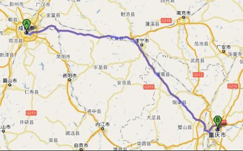 成都到万盛汽车多少钱(成都到万盛汽车价格详解，费用、时间与路线)