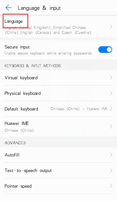 华为手机调英语怎么 华为手机调英语怎么